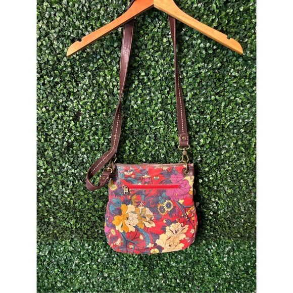 Sakroots Crossbody Peace Bag Satchel Floral - Picture 4 of 9